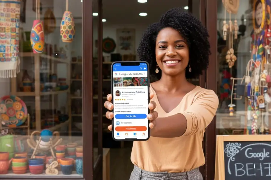 Marketing Digital para negócios físicos atraindo clientes locais.